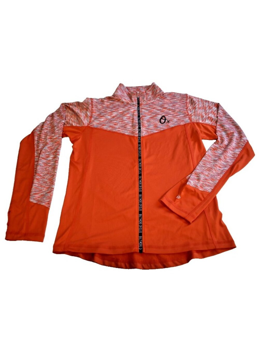 New Era Baltimore Orioles Women's Full Zip Small Long sleeve Collared Sweater